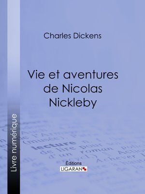 cover image of Vie et aventures de Nicolas Nickleby